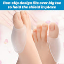 Dimeho 12 Pcs Bunion Cushion Protector, Bunion Corrector Pads with Separator Guards Clear Shields Relief for Big Toe Calluses Corns | transparent — 4