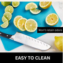 Nicole Home Collection Flexible Cutting Mats Set of 3 - BPA-Free Plastic Color-Coded Kitchen Chopping Boards,… — 3