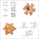 ULT-unite3D Wooden Cube Brain Teaser Puzzle — 4