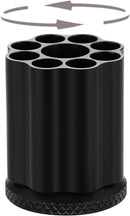 Rotating Revolver Pen Holder, Gun Cylinder Pen Holders, Favorite Pencil Holder and Perfect Stationery Supplies (Black) — 1