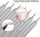 Silver 260 Balloons 100 pcs, Long Skinny Balloon for Balloon Animals Wedding Birthday Party Supplies Decoration. | Pearl Silver — 4