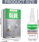 2 PCS Oily Glue Welding High-Strength Oily Glue All Purpose Multipurpose Super Glue for Metal & Wood Ceramics, Wood — 8