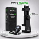 iPhone Tripod Mount Adapter with Bluetooth Remote - Fits All Phones photo 6