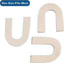 McKesson Heel Spur Pads, Foam, Beige, One Size, 1/4 in, 12 ct 2