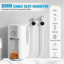 6PC Cord Organizer Holder for Desk, New 360° Rotatable Spring Cable Clips photo 6