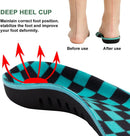 Bacophy Kids Arch Support Insoles Children Orthotic Inserts for Plantar Fasciitis, Flat Feet, Heel Pain Relief, Premium Pu, TPU, Gel Shock Absorption Deep Heel Cup Cushioning Inner Sole (23.5cm) - Multicolor — 4