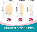 Hydrocolloid Blister Bandages – Blister Bandages for Feet, Blister Prevention & Recovery – Waterproof Blister Pads & Blister Cushions for Heel, Toe & Foot (Toe) | Toe Pack — 6