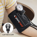 PARAMED Aneroid Sphygmomanometer – Manual Blood Pressure Cuff with Universal Cuff 8.7-16.5" and D-Ring – Carrying Case in the kit – Black – Stethoscope Not Included — 3