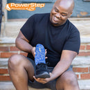 PowerStep Pinnacle Low, PowerStep Insoles, Flat Feet, Plantar Fasciitis Relief, Overpronation, Arch Support, Heel Pain, All Day Comfort, Pain Relief, Made in USA (Men's 10-10.5 / Women's 12) - Blue/Orange — 6
