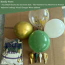 MEBAY Sage Green White Gold Balloon Garland Arch Kit, 146Pcs Latex Balloons Different Sizes 18 12 10 5 Inch for Birthday Baby Shower Gender Reveal Wedding Party Decoration | 146-green-white-gold — 8