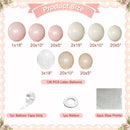 Dusty Pink Balloon Arch Kit for Birthday Decorations | Pink White Grey — 6