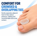 PediFix Visco-Gel Toe Spacers, Large - Gel Separators for Crowded Toes 2