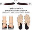 Dr. Foot's Supination Insoles & Overpronation Insoles, Medial & Lateral Heel Cups for Foot Alignment, Knee Pain, Bow Legs, Osteoarthritis - Black — 2