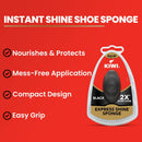 KIWI Black Rectangular Shoe Shine Sponge - Express Shine, 51.0mm (H) x 76.0mm (L) x 51.0mm (W), Quick and Easy Application, 1 Count — 2