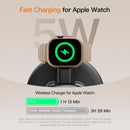 3 in 1 Magnetic Wireless Charger Stand for iPhone Apple Watch AirPods photo 2