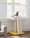 Happi N Pets Cat Tree, Cloud Cat Tower with Soft Bed, Cat Scratching Post & Pad with Larger Perch for Window Viewing, Small Cat Tree with Cute Toys, Bonus Catnip — 4