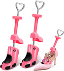 XYH Shoe Stretcher Women, 2-Way/4 -Way Adjustable Shoe Stretcher Wide Feet | pink — 1