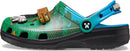 Crocs Unisex-Adult Classic Minecraft Clogs | 7 Women/5 Men | Minecraft/Green — 6