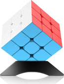 3x3 Speed Cube Stickerless with Stand & Tutorial Toy Gift for Boys 6-12 — 1