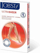 JOBST UltraSheer Waist High 20-30 mmHg Compression Stockings Pantyhose, Closed Toe, Small, Natural — 1