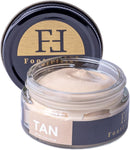 FootFitter Premium Shoe Cream Polish with Carnauba Wax (Made in USA) 1.5 oz | Tan — 1