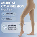 ABSOLUTE SUPPORT Women Compression Leggings 20-30mmHg, Beige, 4X-Large — 2