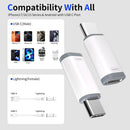 Thousover 4 Pack Lightning to USB C Adapter for iPhone 15/16/17/18 Pro/18 Pro Max,for iPhone 18/17/16 Charger,18/17/16 Accessories,Fast Charging & Data Transfer,USB C Charger Cable,Not for Audio/OTG photo 4