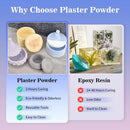 Plaster Casting Powder 1000G/35 OZ, Water Activated Fast Curing Plaster Casting Powder, 20-30 Minutes Demold, Easy… — 6