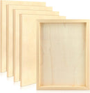 FSWCCK 5 Pack 11 x 14 inch Wood Panel Boards, Unfinished Wood Canvas Panels for Crafts, Painting Canvas, DIY Art Projects, Pouring, Arts Use with Oils, Acrylics | 11"X 14" 5 Pack — 1