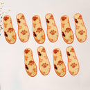 5 Pairs Winter Wool Insoles 17cm Orange for Shoes Boots — 5