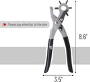 UNCO- Leather Hole Punch Tool, 5/64", 3/32", 7/64", 1/8", 5/32", 3/16" | Black — 4