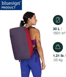 Osprey Daylite Duffel Backpack - Convertible Everyday Duffel Bag for Gym, Commute, and Travel | 60L | Tumbleweed Yellow/Tunnel Vision — 2