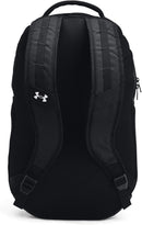 Under Armour Unisex Hustle 6.0 Backpack, 002 BLACK, OSFM | One Size | (002) Black / Black / White — 3