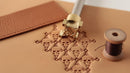DandS ltd Skull Leather Stamp Tool, Professional Steel Craft Tool for Leatherworking, Embossing, Carving & Stamping Leather Projects, Belts Wallets & DIY Projects Compatible with Mallet