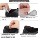 Dr.Foot Heel Grips for Women and Men, Self-Adhesive Heel Cushion Inserts Prevent Heel Slipping, Improve Shoes Too Big, Rubbing, Blisters, Foot Pain- 2pairs+ Extra 1pair(Grey) — 6