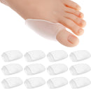 Dimeho 12 Pcs Bunion Cushion Protector, Bunion Corrector Pads with Separator Guards Clear Shields Relief for Big Toe Calluses Corns | transparent — 1