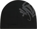 Syna World New Season Quality Skully Cap, Central CEE Beanie Running Hat - Black & Grey - synaworld — 1