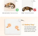 ZOMISIA Cat Heating Pad, Heated Cat Bed Indoor, 11 Temp & 25 Timer Settings — 3