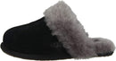 UGG Women's Scuffette II Slipper – Black/Grey — 1