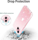 JJGoo Compatible with iPhone 15 Plus Case Glitter, Clear Transparent Soft TPU Sparkle Anti-Scratch Shockproof Protective Phone Bumper, Women Girls Slim Bling Sparkly Phone Case for iPhone 15 Plus — 6