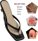 (2 Pairs)Pigskin Flip Flop Insoles Arch Support Non Slip, Cuttable Thong Sandal Cushion Inserts Women Men for Sweaty Feet, Adhesive Flip flop Toe Padding Protectors Relief Blister Rub Pain. 8-12 Size — 4