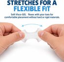 PediFix Visco-Gel Toe Spacers, Large - Gel Separators for Crowded Toes 4