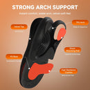 Plantar Fasciitis Insoles Men Women, Shoe Inserts for Women - Black — 3