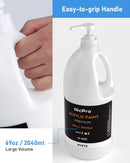 Nicpro White Large Acrylic Paint (69 oz, 2040 ml), Rich Pigments, Non Toxic | 69 Fl Oz (Pack of 1) — 5