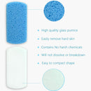 Maryton Glass Pumice Stone for Feet Pedicure Tools Foot Scrubber, 2PCS — 2
