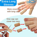 Chiroplax Toe Cap Sleeve Cushion Bunion Protector Separator, 5 Pack M 5