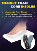 CRUVHEAL Memory Foam Insoles – Soft Cushion Inserts (Men 9.5 - Women 10.5) - Multicolor — 2