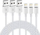 OCEEK iPhone Charger (3Pack 6FT) USB A to Lightning Cable MFi Certified 1