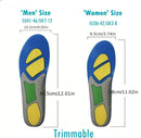 Goofort Gel Insoles Men Women 3D-Xpain™-Max Pain Relief Anti-fatigue insoles Memory Foam Insoles Shock Absorption Comfort Sports inner soles Cushion Shoe Replacement Inserts Heavy-duty-Enhanced insole - 3d-xpain Max Us — 6