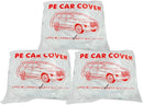 LuliKa 3 Packs Disposable Car Cover Clear Plastic Car Cover Universal — 2
